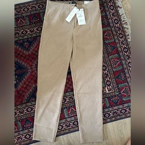 Golden button soft legging in sand Color